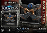 Throne Legacy God of War Series Statue 1/3 Ragnarok Master Thyself Kratos Bonus Version 67 cm
