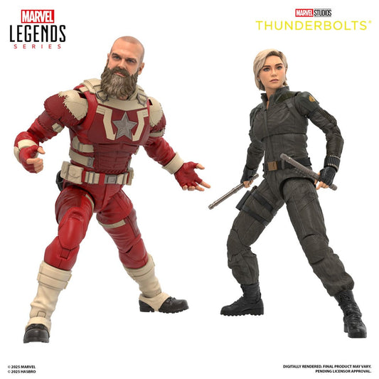 Thunderbolts Marvel Legends Actionfiguren 2er-Pack Yelena Belova & Red Guardian 15 cm - Smalltinytoystore