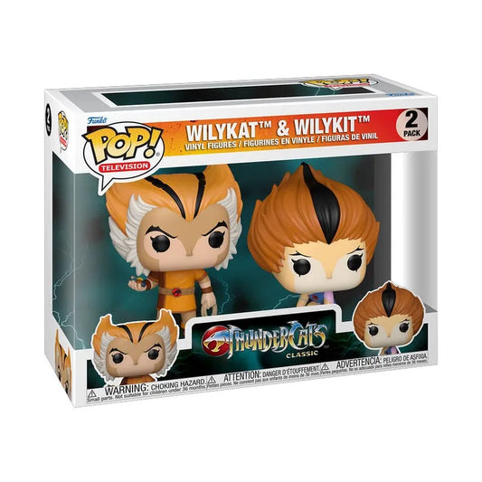 Thundercats POP! Vinyl Figuren 2er-Pack Wilykat & Wilykit 9 cm - Smalltinytoystore