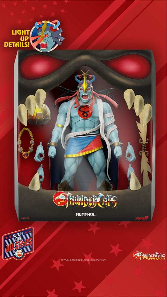 Thundercats Ultimates Actionfigur Mumm-Ra (LED Eyes) 18 cm - Smalltinytoystore