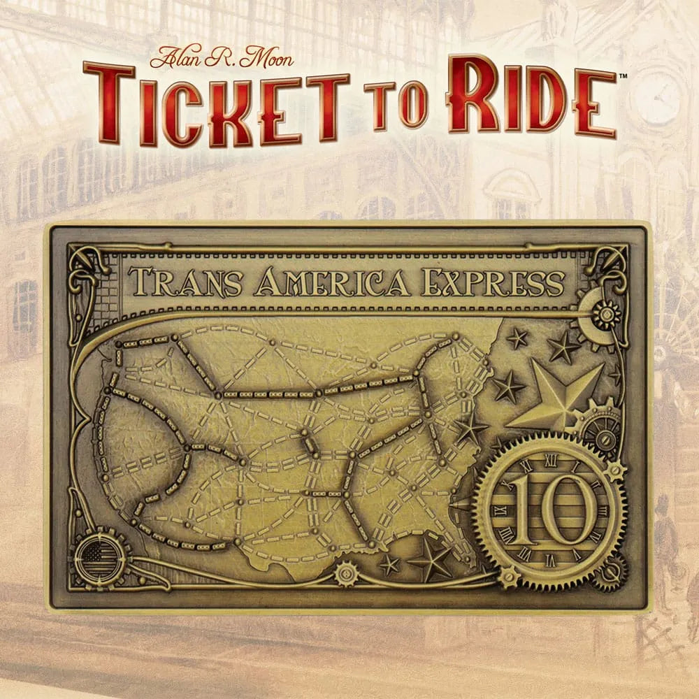 Ticket to Ride Metallbarren Trans America Express Limited Edition - Smalltinytoystore