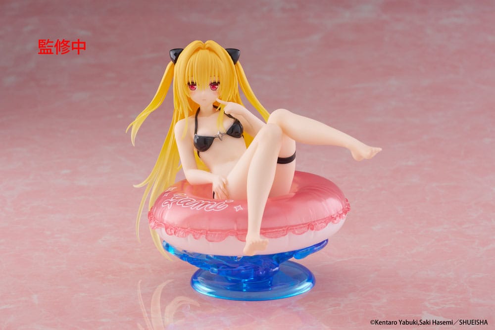 To Love-Ru Darkness Aqua Float Girls PVC Statue Golden Darkness 10 cm - Smalltinytoystore