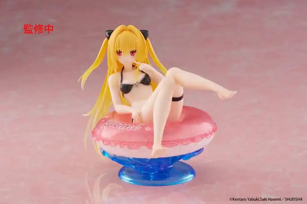 To Love-Ru Darkness Aqua Float Girls PVC Statue Golden Darkness 10 cm - Smalltinytoystore