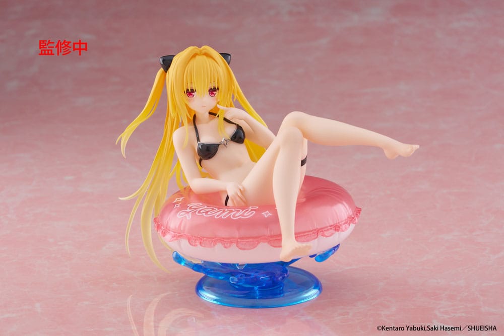 To Love-Ru Darkness Aqua Float Girls PVC Statue Golden Darkness 10 cm - Smalltinytoystore