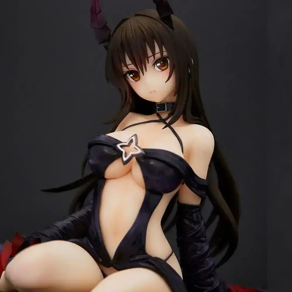 To Love-Ru Darkness PVC Statue 1/6 Yui Kotegawa Darkness Ver. Renewal Package Edition 16 cm - Smalltinytoystore