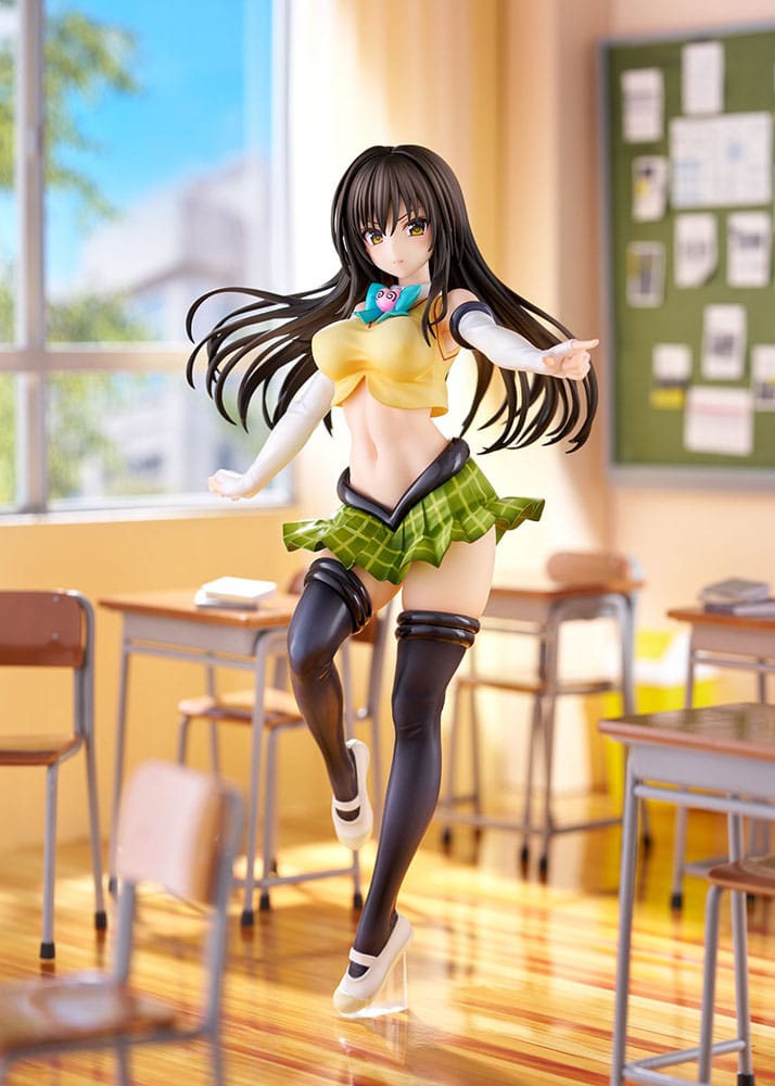 To Love-Ru Darkness Statue PVC 1/7 Yui Kotegawa Arranged Uniform Ver. 24 cm - Smalltinytoystore