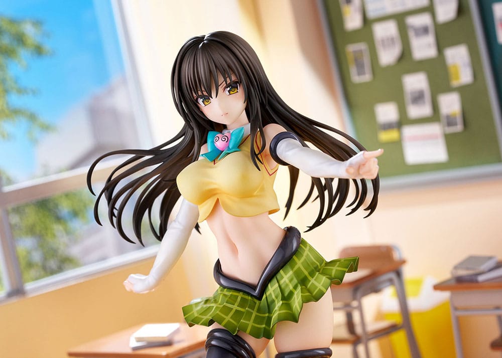 To Love-Ru Darkness Statue PVC 1/7 Yui Kotegawa Arranged Uniform Ver. 24 cm - Smalltinytoystore