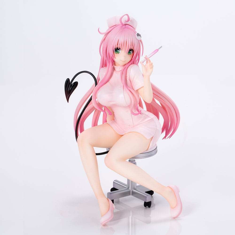 To Love-Ru Darkness Statue PVC Lara Satalin Deviluke Nurse Cos 26 cm - Smalltinytoystore