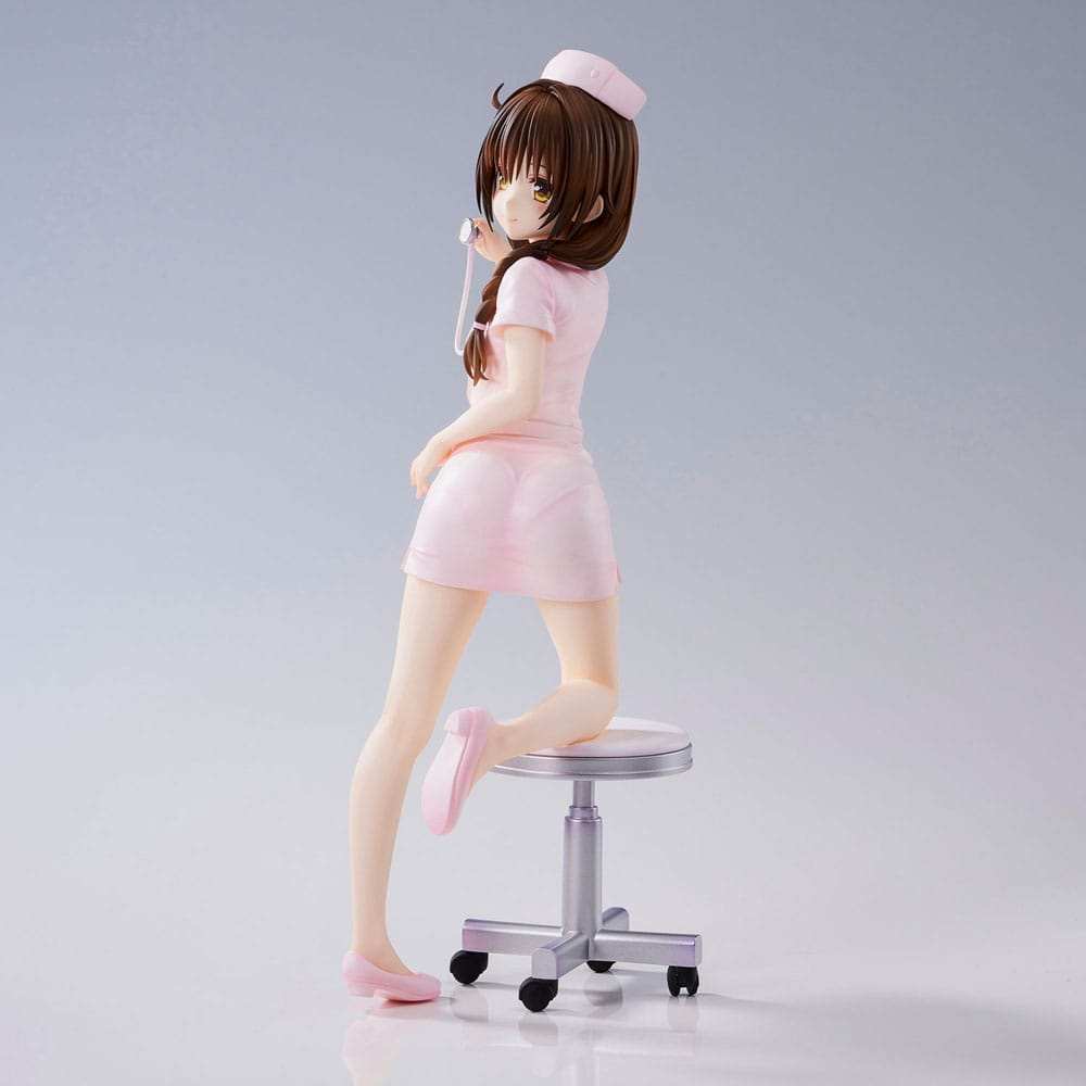 To Love-Ru Darkness Statue PVC Mikan Yuki Nurse Cos 25 cm - Smalltinytoystore