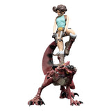 Tomb Raider Mini Epics Vinyl Figur Lara Croft & Raptor 24 cm - Smalltinytoystore
