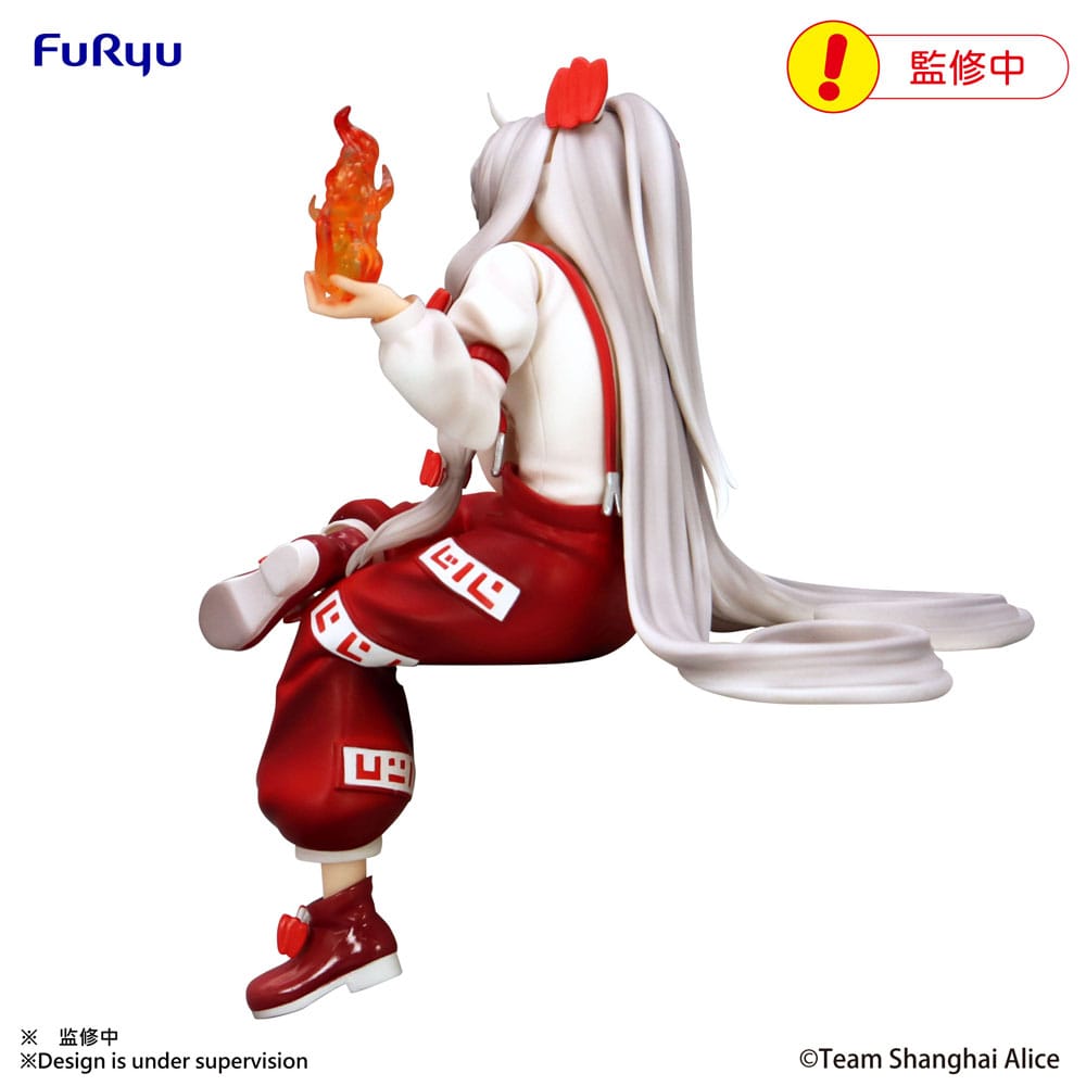 Touhou Project Noodle Stopper PVC Statue Fujiwara no Mokou 10 cm - Smalltinytoystore