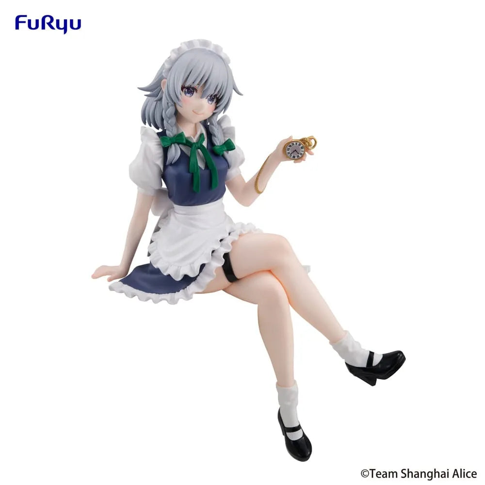 Touhou Project Noodle Stopper PVC Statue Sakuya Izayoi 14 cm - Smalltinytoystore