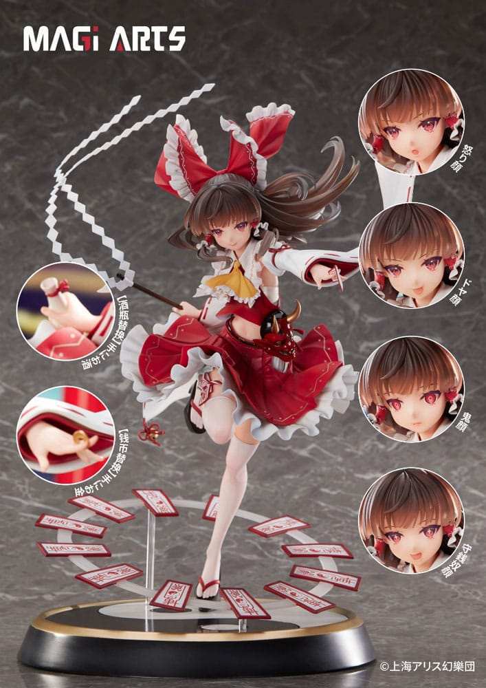 Touhou Project PVC Statue 1/6 Eternal Shrine Maiden Reimu Hakurei Deluxe Edition 30 cm - Smalltinytoystore