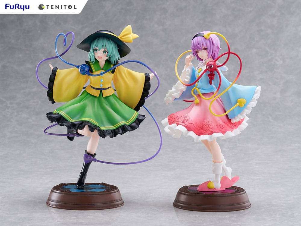 Touhou Project Tenitol PVC Statue Koishi Komeiji & Satori Komeiji 22 cm - Smalltinytoystore