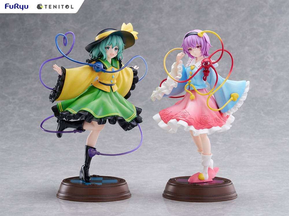 Touhou Project Tenitol PVC Statue Koishi Komeiji & Satori Komeiji 22 cm - Smalltinytoystore