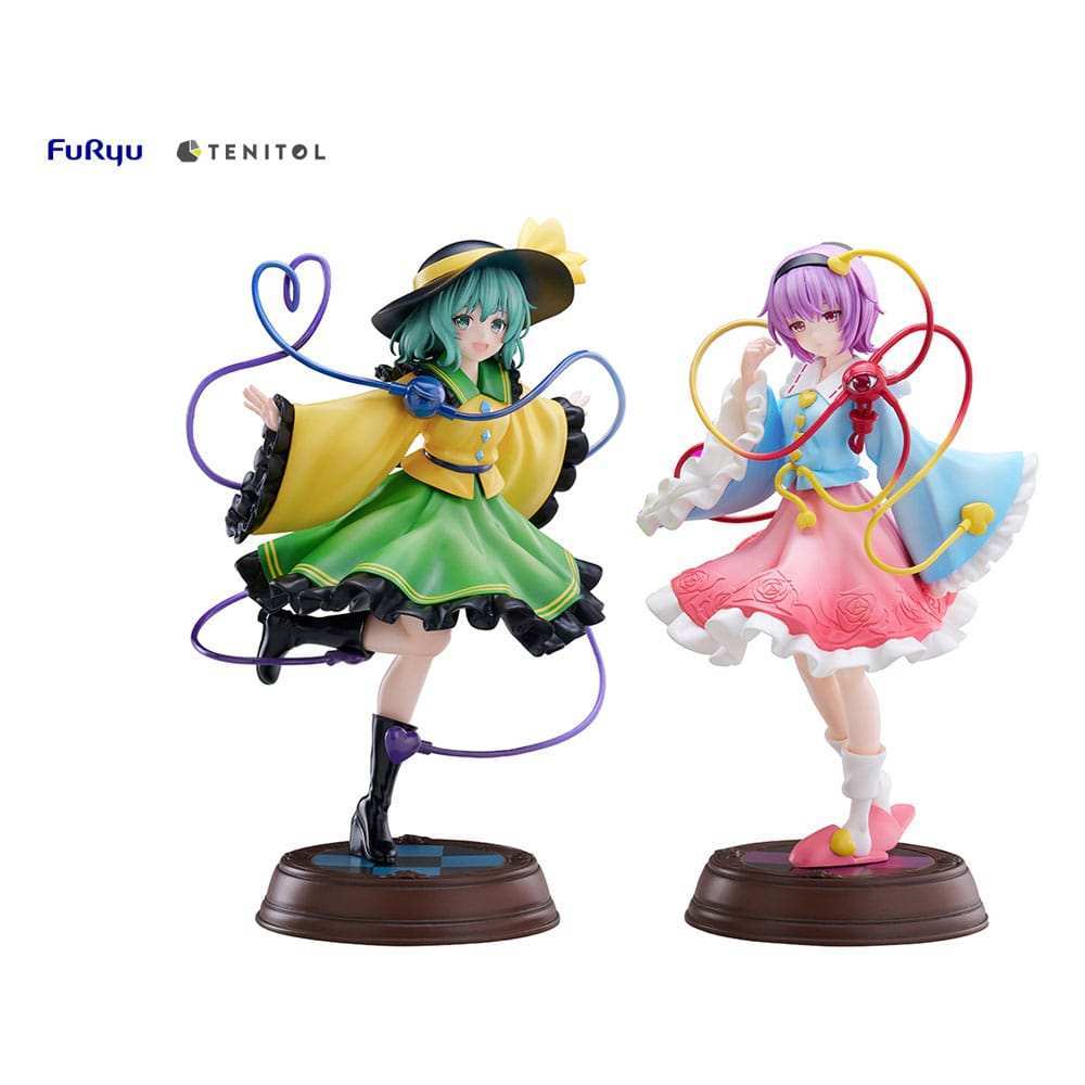 Touhou Project Tenitol PVC Statue Koishi Komeiji & Satori Komeiji 22 cm - Smalltinytoystore