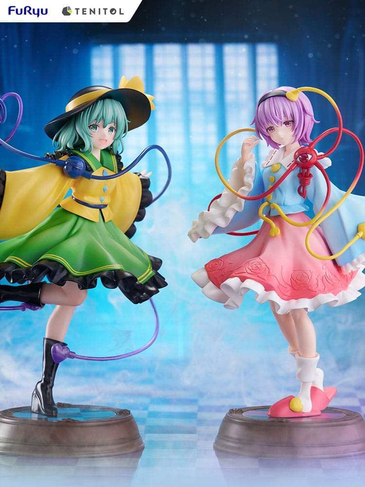 Touhou Project Tenitol PVC Statue Koishi Komeiji & Satori Komeiji 22 cm - Smalltinytoystore