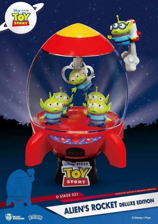 Toy Story D-Stage PVC Diorama Alien's Rocket Deluxe Edition 15 cm - Smalltinytoystore