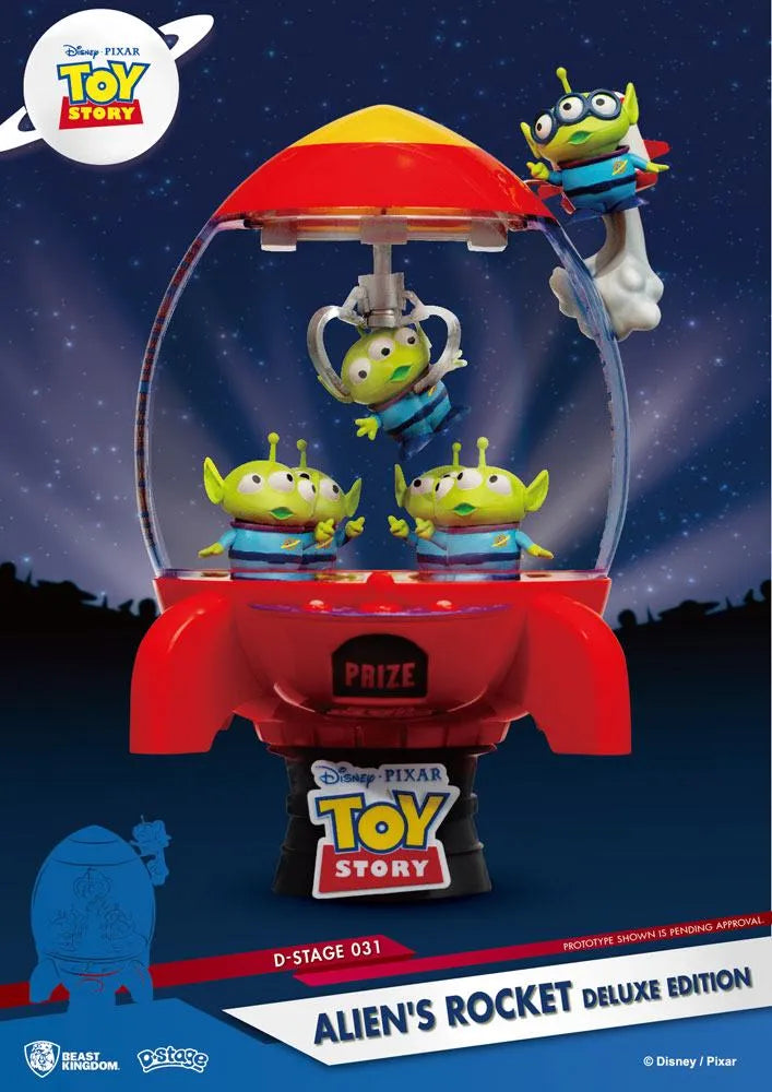 Toy Story D-Stage PVC Diorama Alien's Rocket Deluxe Edition 15 cm - Smalltinytoystore
