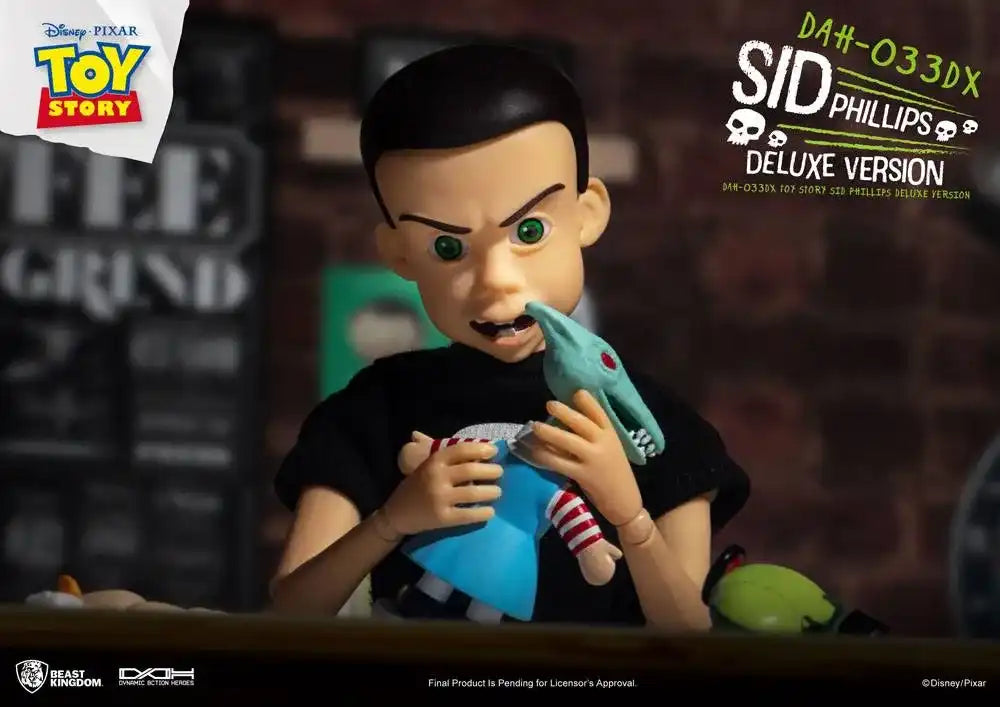 Toy Story Dynamic 8ction Heroes Actionfigur Sid Phillips Deluxe Version 14 cm - Smalltinytoystore