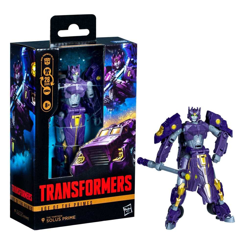 Transformers Age of the Primes Deluxe Class Actionfigur The Thirteen Autobot Solus Prime 14 cm - Smalltinytoystore