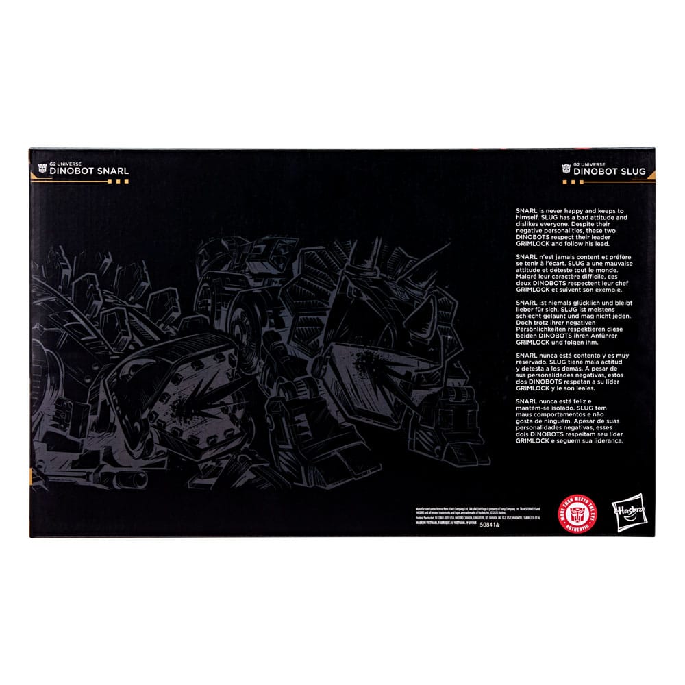 Transformers Age of the Primes Leader Class Actionfiguren 2er-Pack G2 Universe Dinobots Snarl & Slug 19 cm - Smalltinytoystore