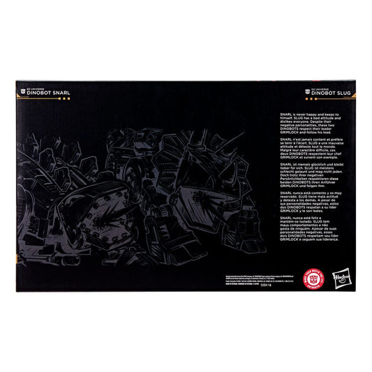 Transformers Age of the Primes Leader Class Actionfiguren 2er-Pack G2 Universe Dinobots Snarl & Slug 19 cm - Smalltinytoystore