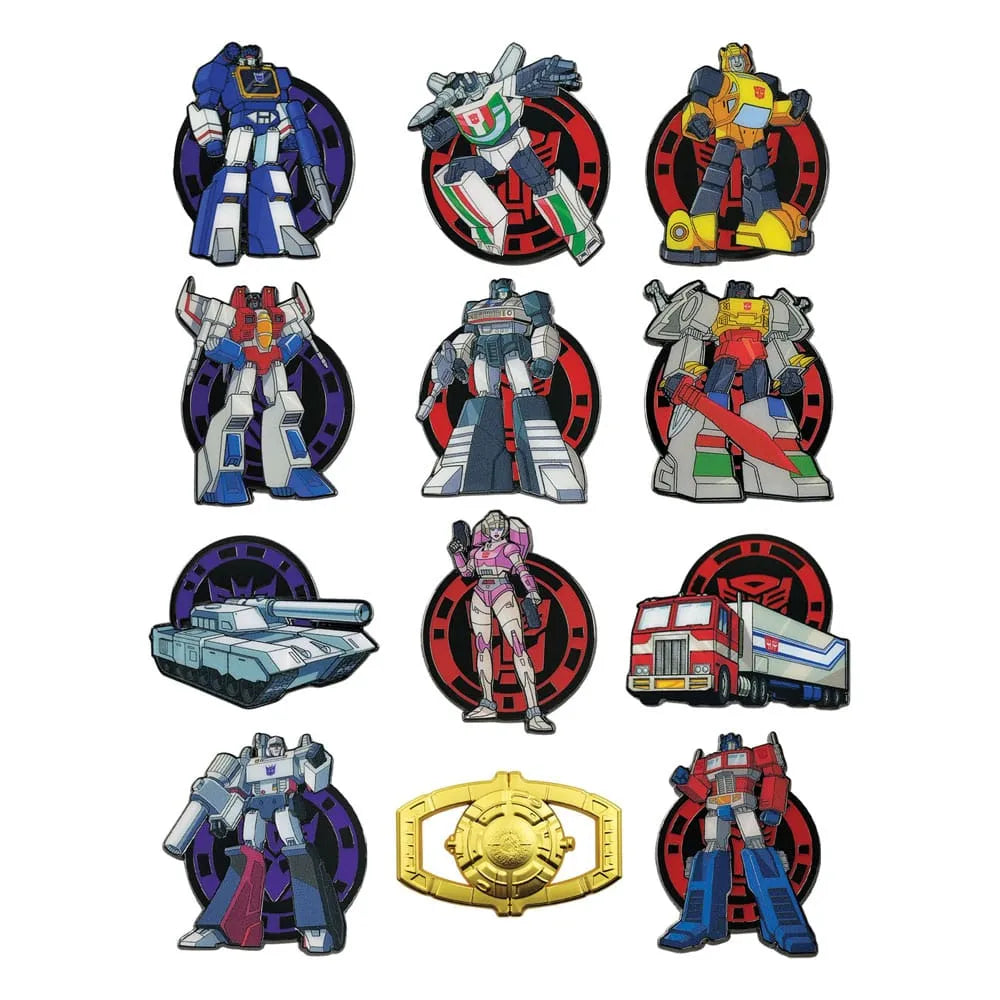Transformers Ansteck-Pins Display Mystery Pin Badge (12) - Smalltinytoystore