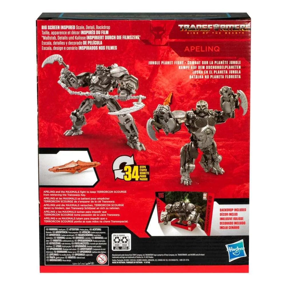 Transformers Aufstieg der Bestien Generations Studio Series Leader Class Actionfigur Apelinq 22 cm - Smalltinytoystore