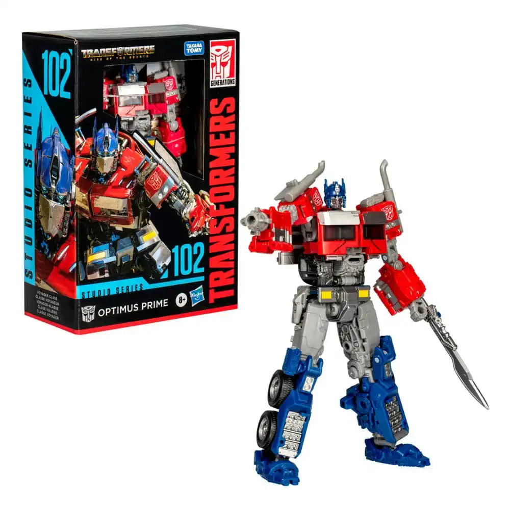 Transformers: Aufstieg der Bestien Generations Studio Series Voyager Class Actionfigur Optimus Prime 17 cm - Smalltinytoystore