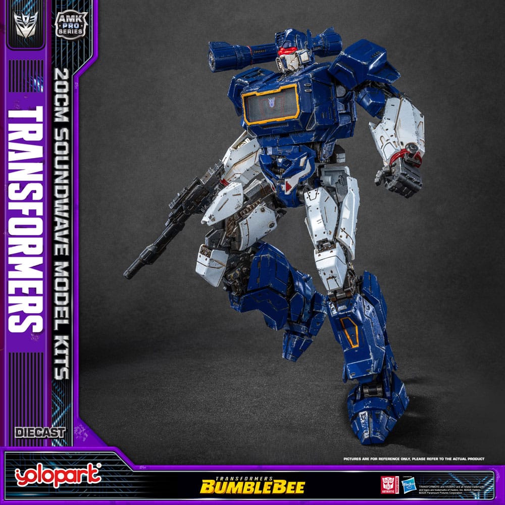 Transformers: Bumblebee AMK Pro Series Plastic Model Kit Soundwave (Oversea Version) 20 cm - Smalltinytoystore