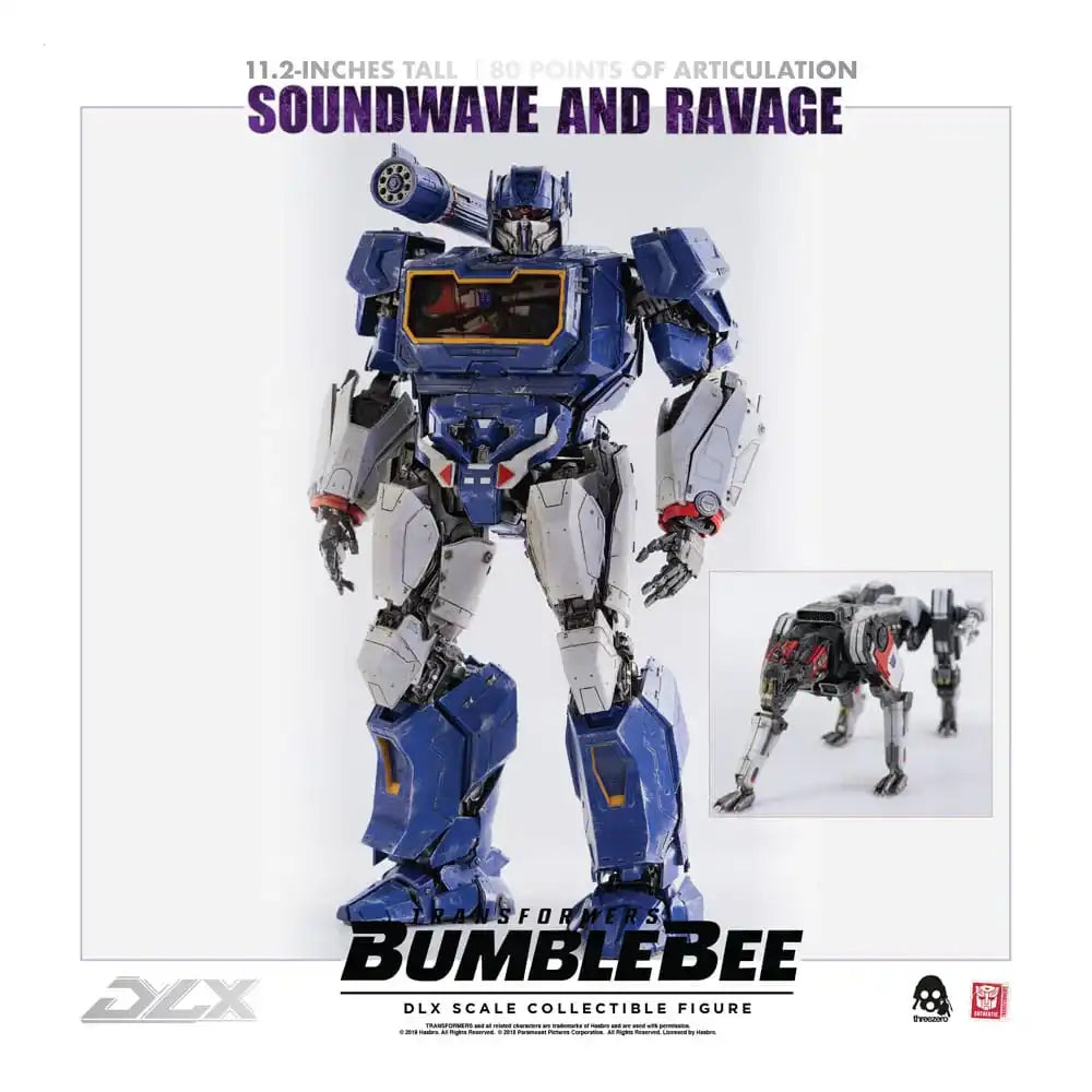 Transformers Bumblebee DLX Actionfiguren Doppelpack 1/6 Soundwave & Ravage 28 cm - Smalltinytoystore