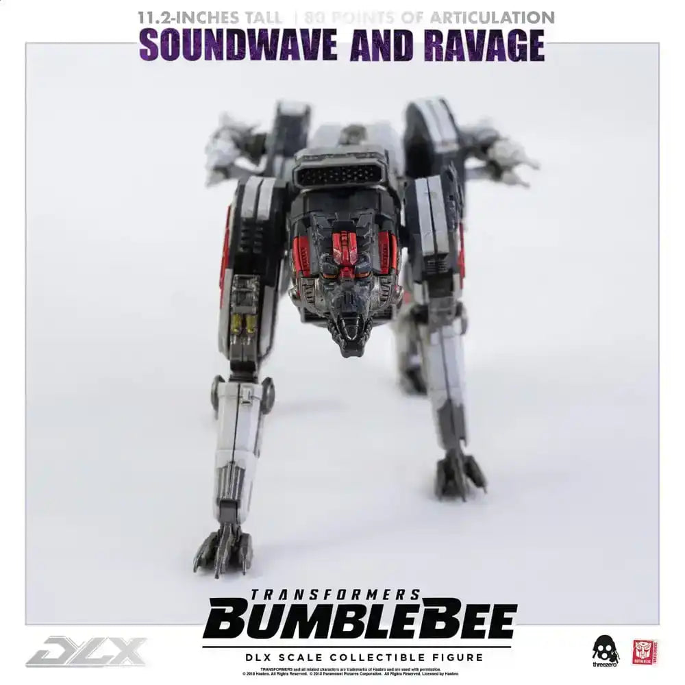 Transformers Bumblebee DLX Actionfiguren Doppelpack 1/6 Soundwave & Ravage 28 cm - Smalltinytoystore