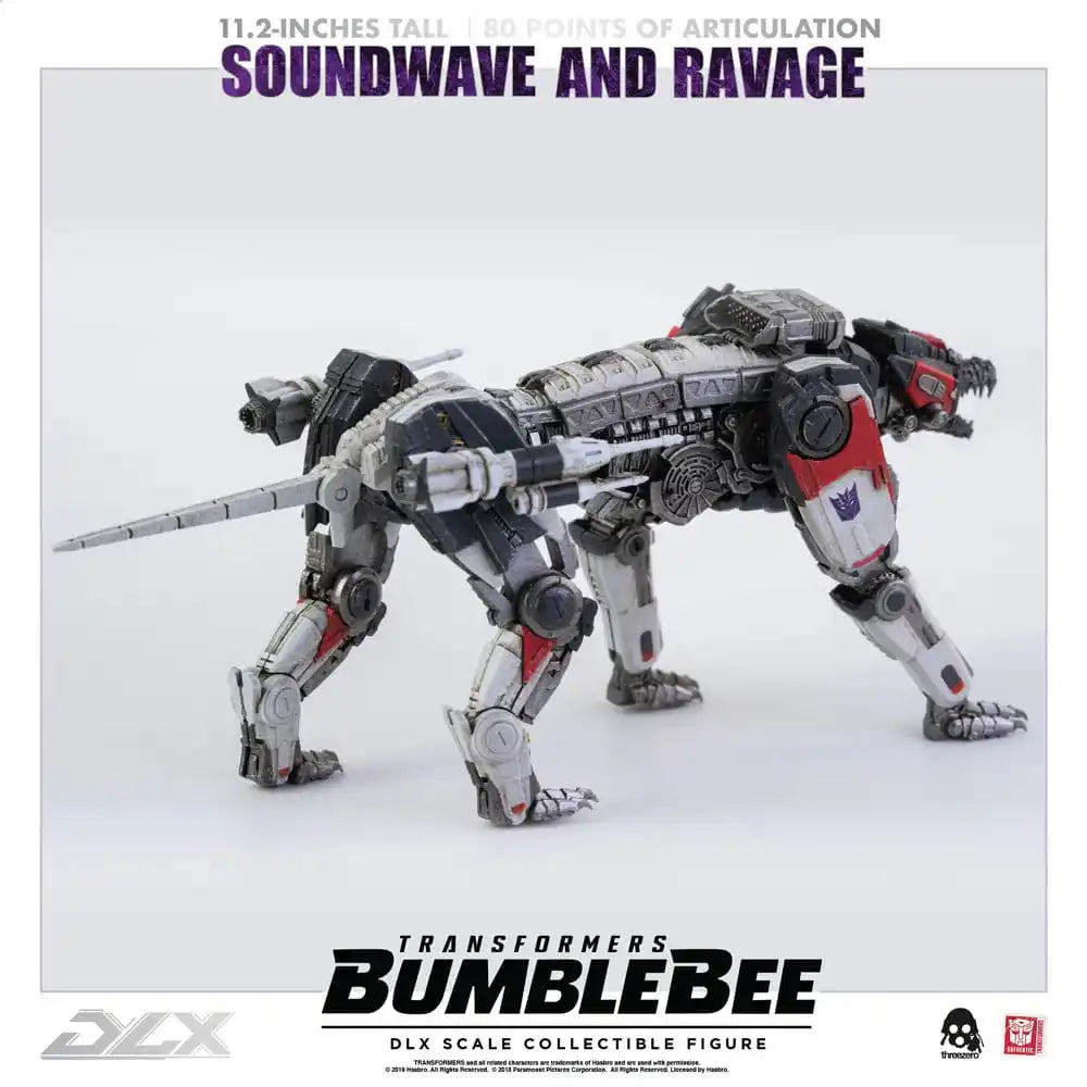 Transformers Bumblebee DLX Actionfiguren Doppelpack 1/6 Soundwave & Ravage 28 cm - Smalltinytoystore