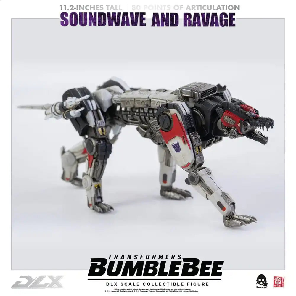 Transformers Bumblebee DLX Actionfiguren Doppelpack 1/6 Soundwave & Ravage 28 cm - Smalltinytoystore
