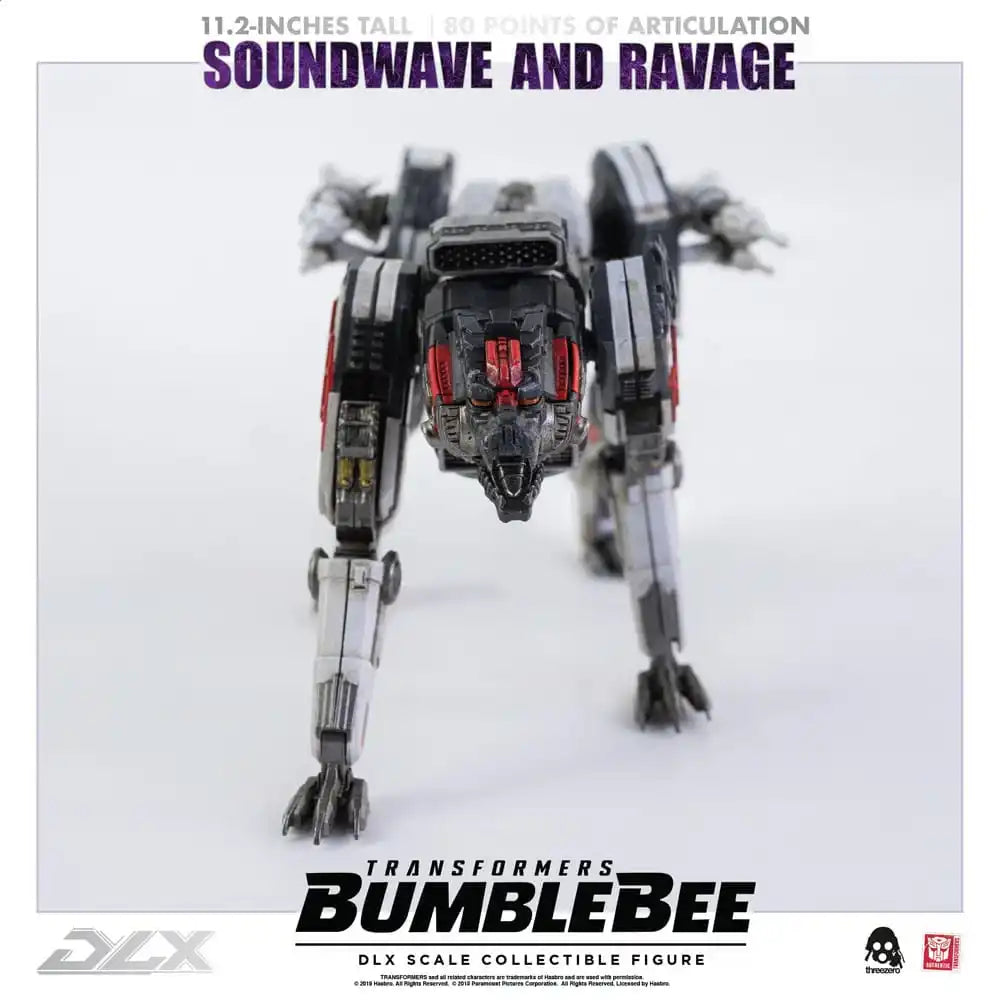 Transformers Bumblebee DLX Actionfiguren Doppelpack 1/6 Soundwave & Ravage 28 cm - Smalltinytoystore
