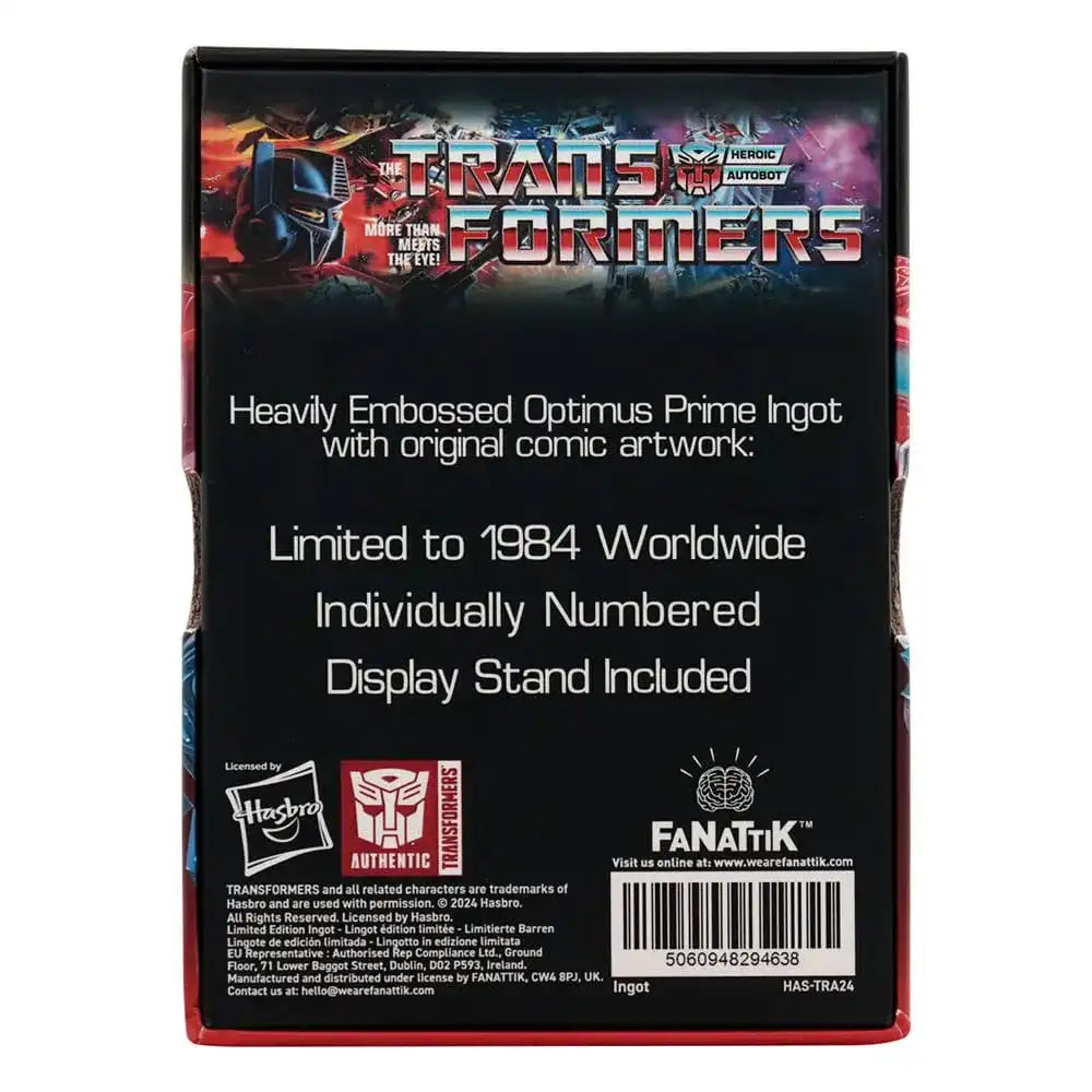 Transformers Metallbarren 40th Anniversary Autobots Edition - Smalltinytoystore