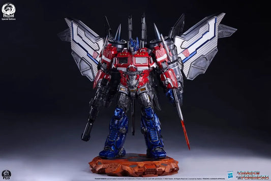 Transformers Museum Scale Statue Optimus Prime Jet Convoy Edition 87 cm - Smalltinytoystore