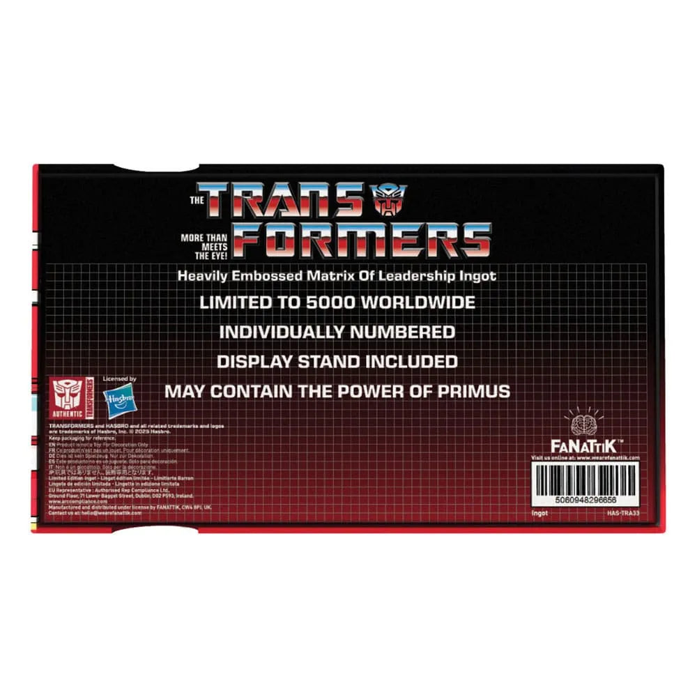 Transformers Replik Matrix of Leadership Metal Limited Edition 14 cm - Smalltinytoystore