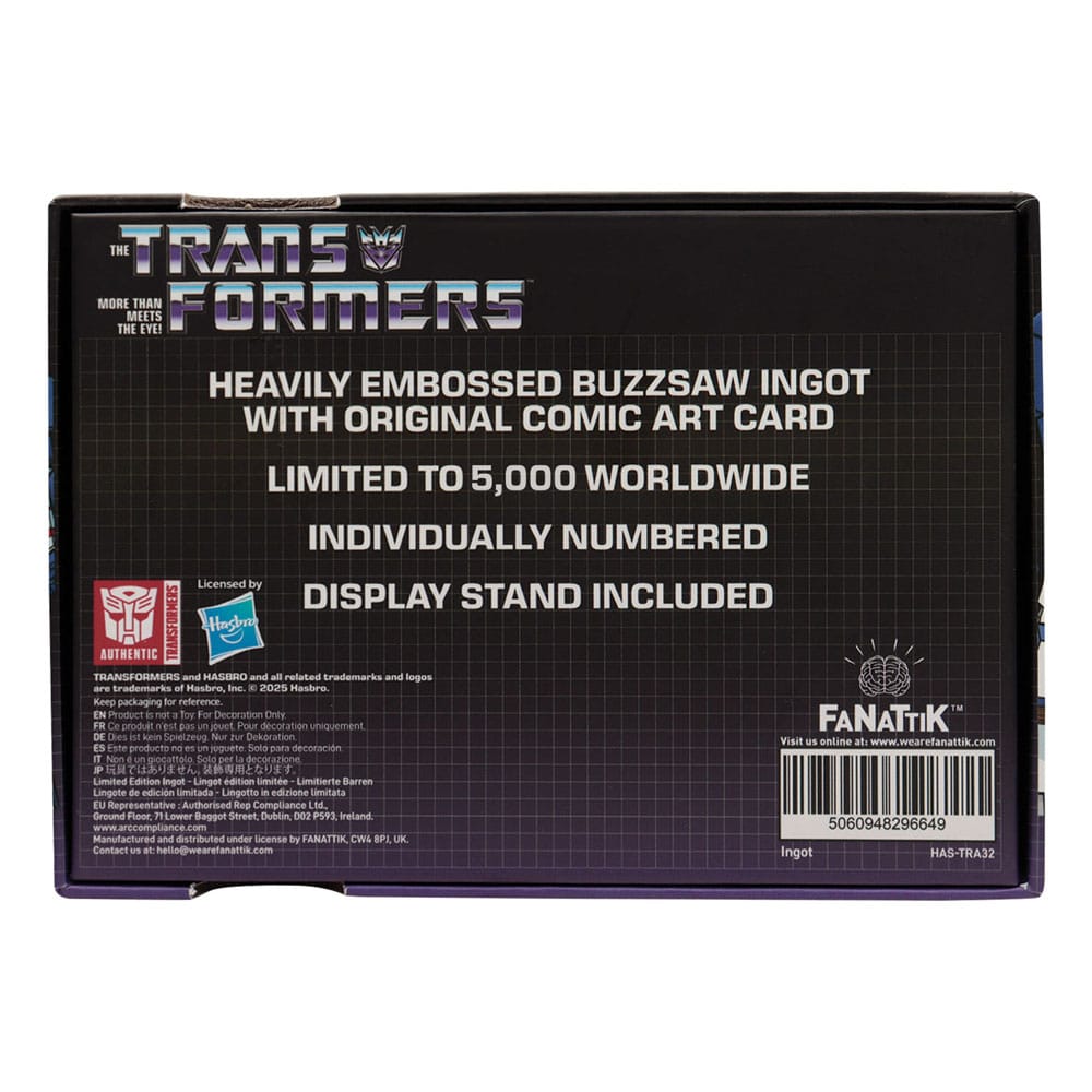 Transformers Replik Soundwave Cassette Limited Edition - Smalltinytoystore