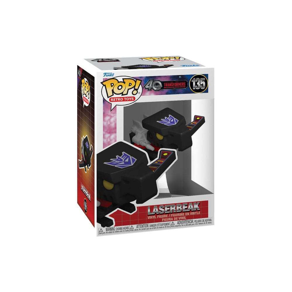 Transformers Retro Series POP! TV Vinyl Figuren Laserbeak w/CH 9 cm Sortiment (6) - Smalltinytoystore