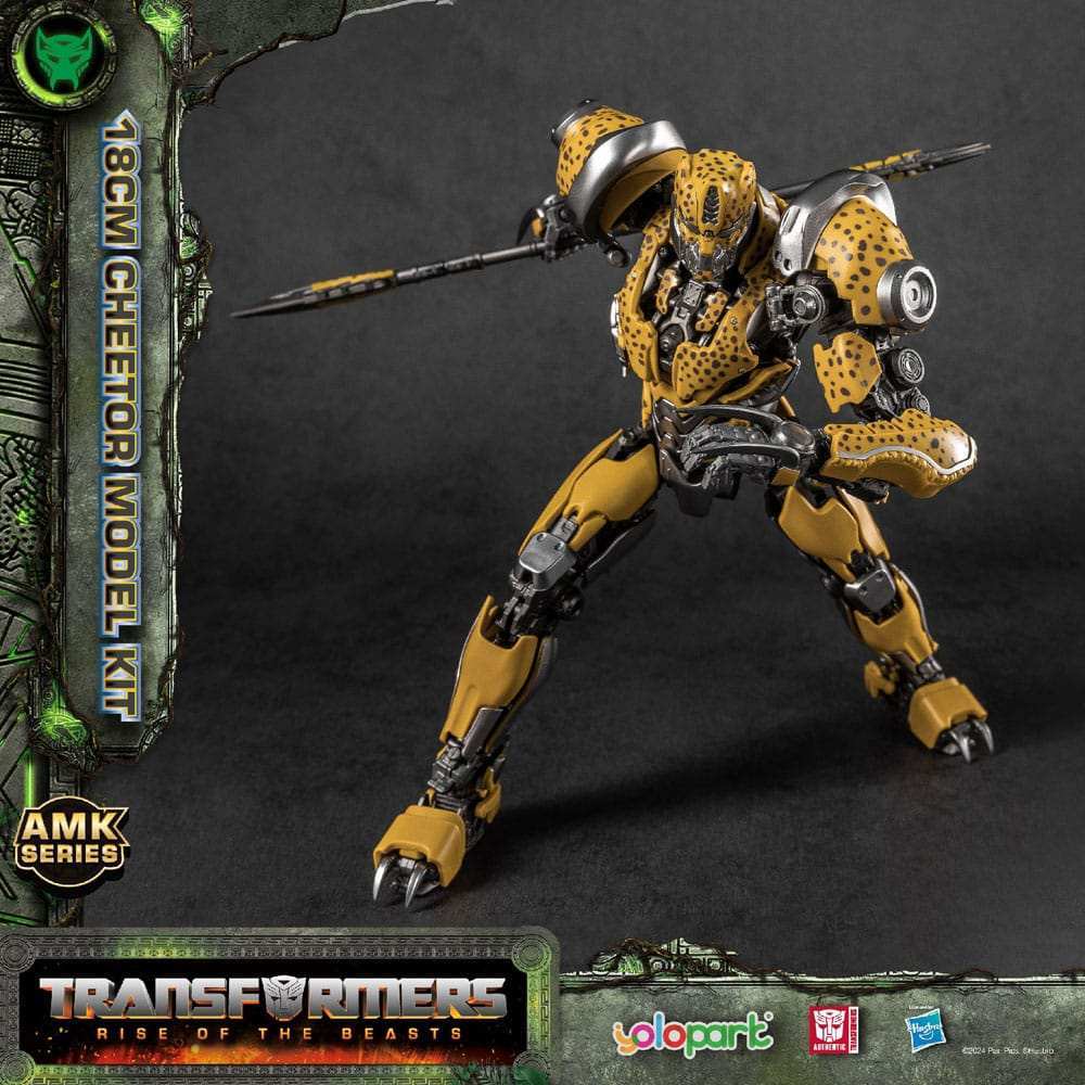 Transformers Rise of the Beasts AMK Series Plastic Model Kit Cheetor 22 cm - Smalltinytoystore