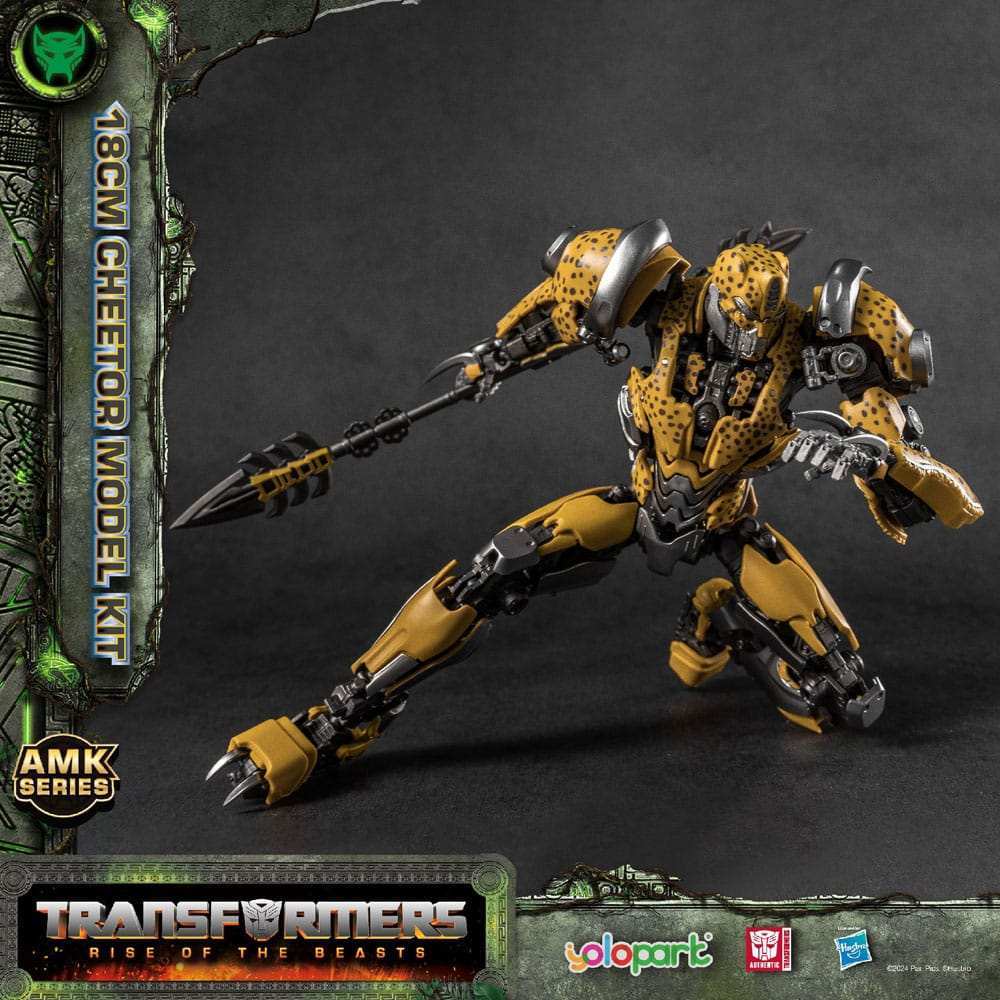 Transformers Rise of the Beasts AMK Series Plastic Model Kit Cheetor 22 cm - Smalltinytoystore