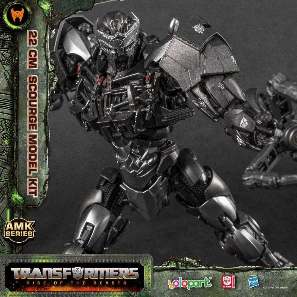 Transformers Rise of the Beasts AMK Series Plastic Model Kit Scourge 22 cm - Smalltinytoystore