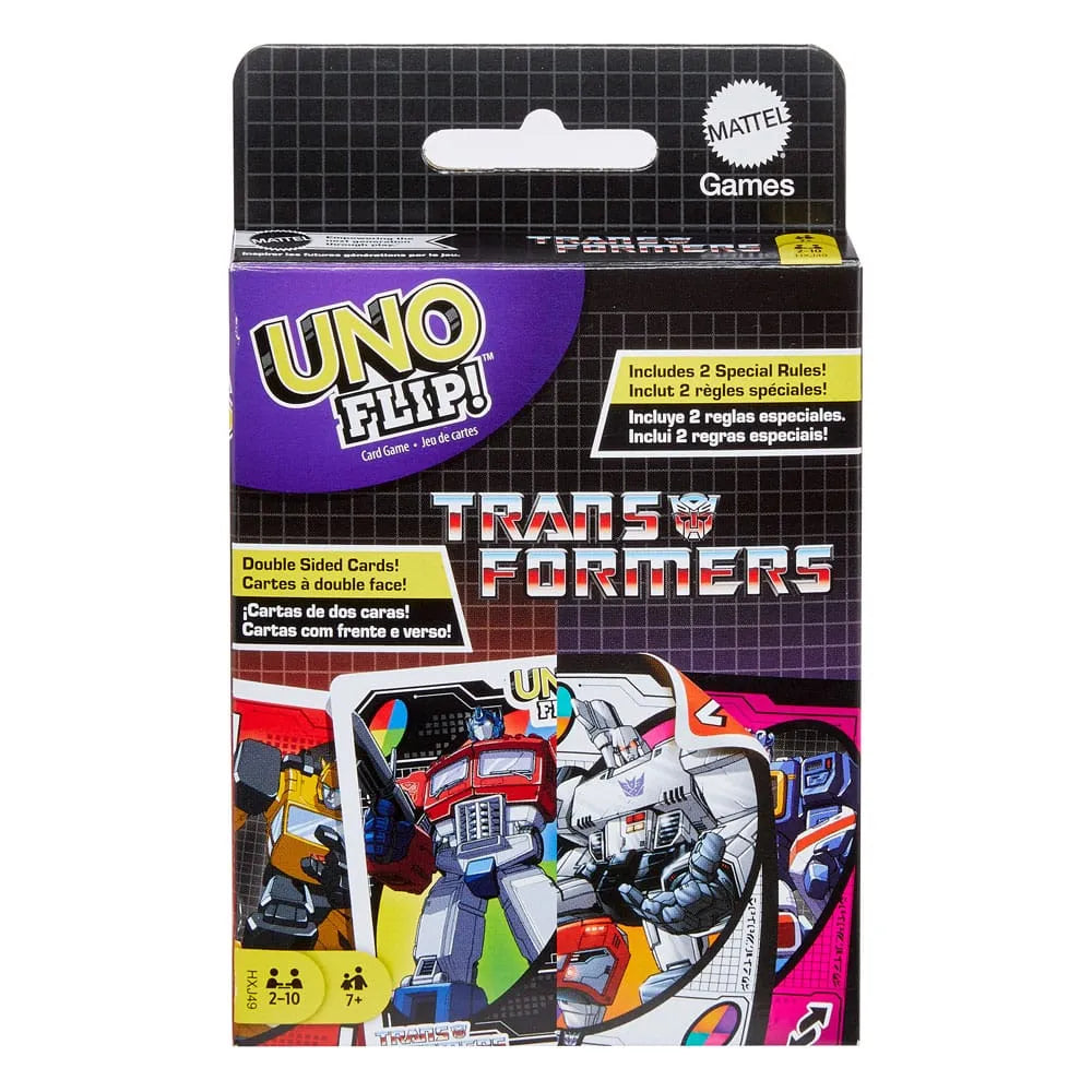 Transformers UNO Flip! Kartenspiel - Smalltinytoystore