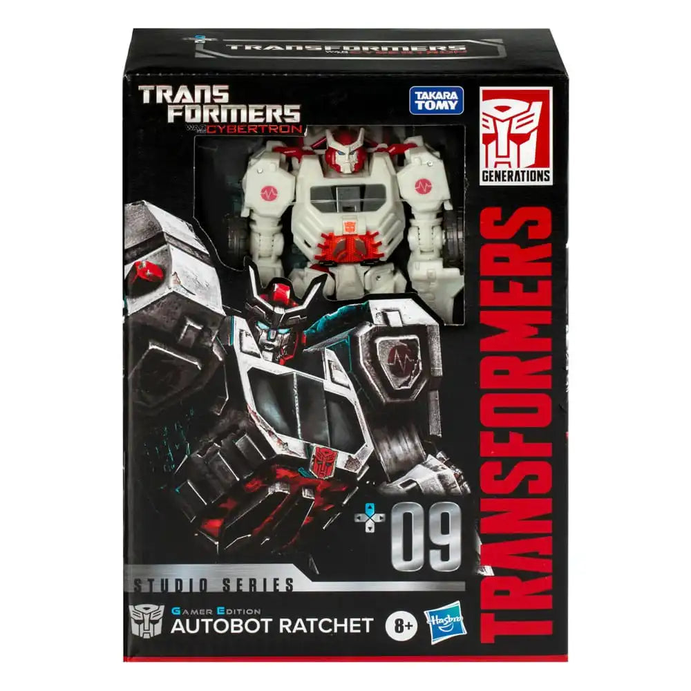Transformers: War for Cybertron Studio Series Voyager Class Actionfigur Gamer Edition Autobot Ratchet 16 cm - Smalltinytoystore