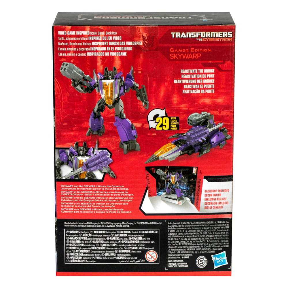 Transformers: War for Cybertron Studio Series Voyager Class Actionfigur Gamer Edition Skywarp 16 cm - Smalltinytoystore