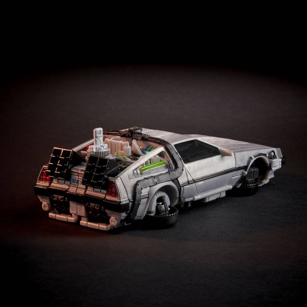 Transformers x Zurück in die Zukunft Actionfigur Delorian 14 cm - Smalltinytoystore
