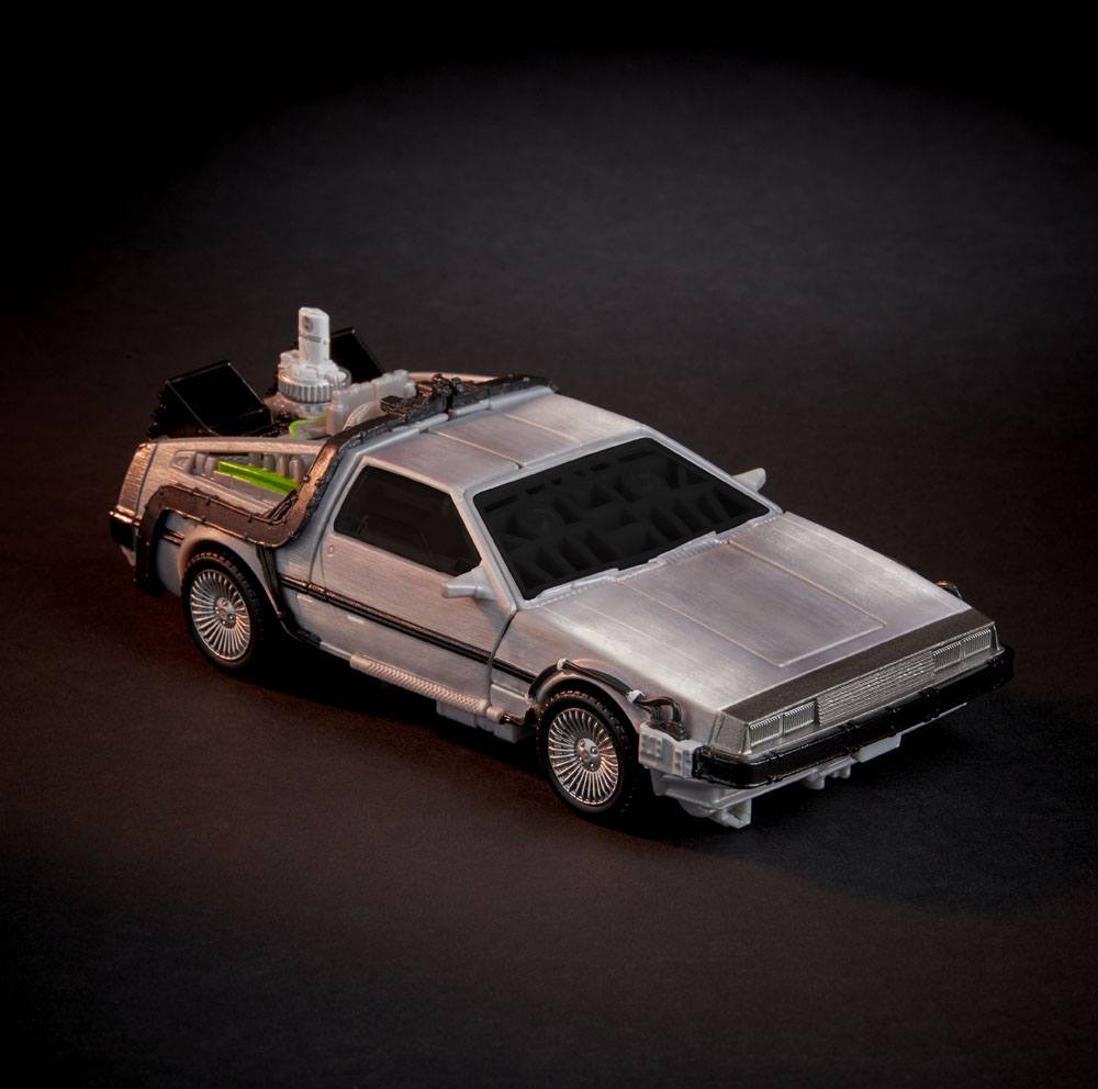Transformers x Zurück in die Zukunft Actionfigur Delorian 14 cm - Smalltinytoystore