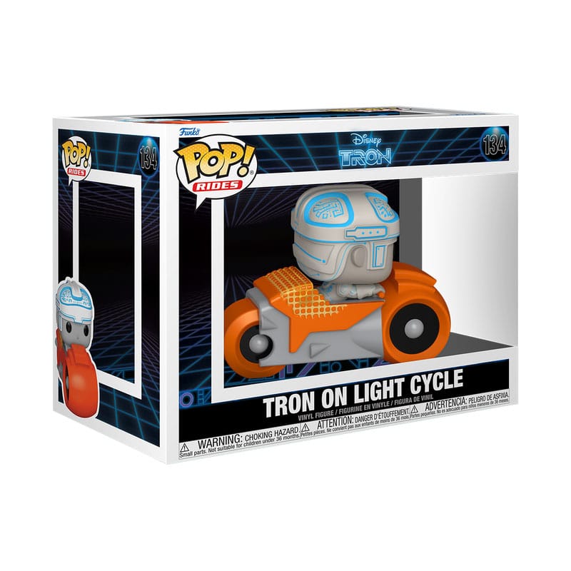 Tron(1982) POP! Rides Deluxe Vinyl Figur Tron w/Cycle 9 cm - Smalltinytoystore